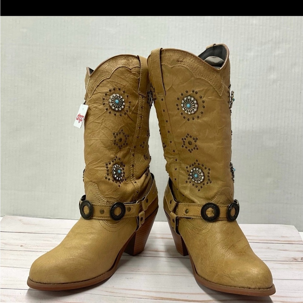 Dingo Addie size 8 western cowboy cowgirl boots